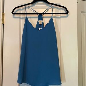 NWT jCrew scalloped cami